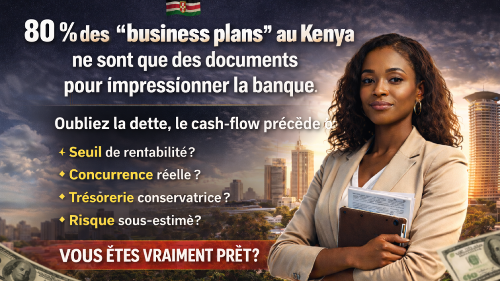 80 % des “business plans” au Kenya ne sont que des documents pour impressionner la banque